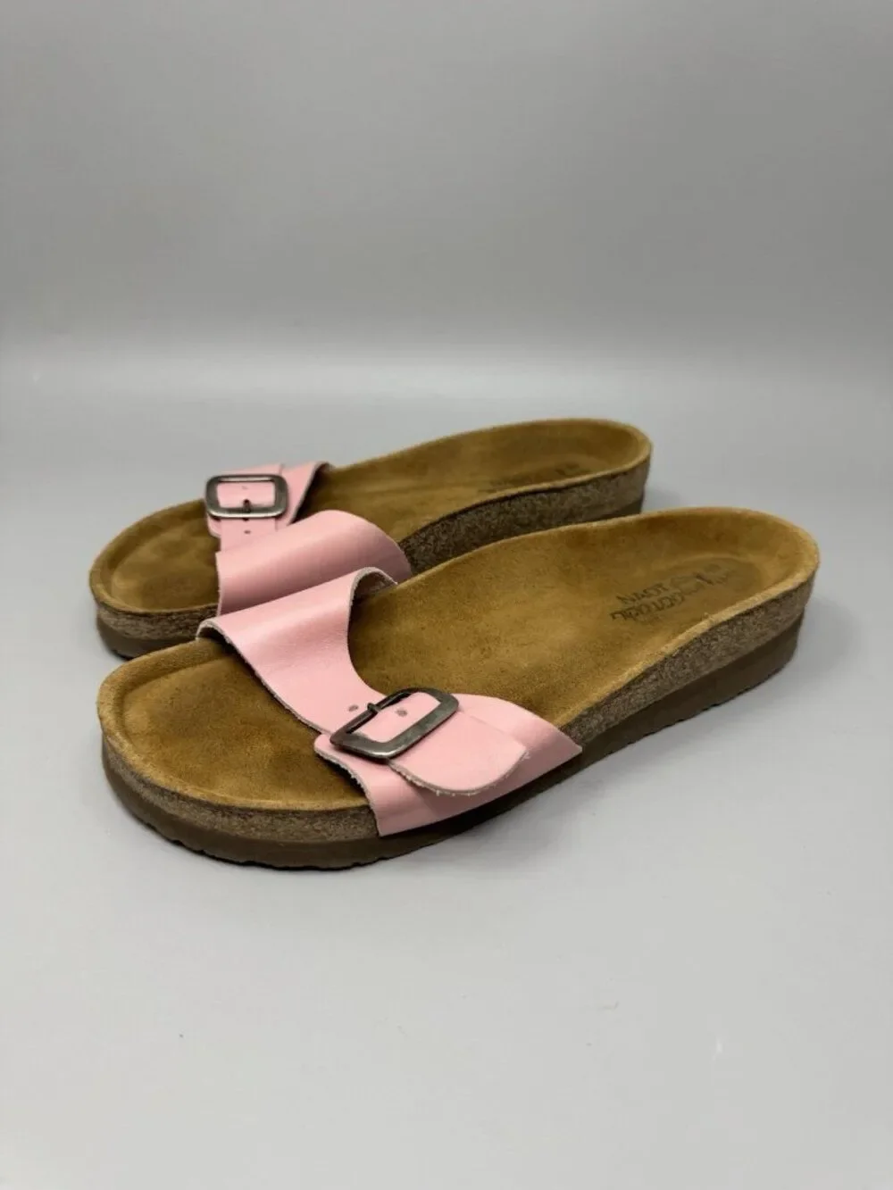 Naot Maryland Women’s Buckle Slide Sandals Size 40 EU US 9.5 Pink